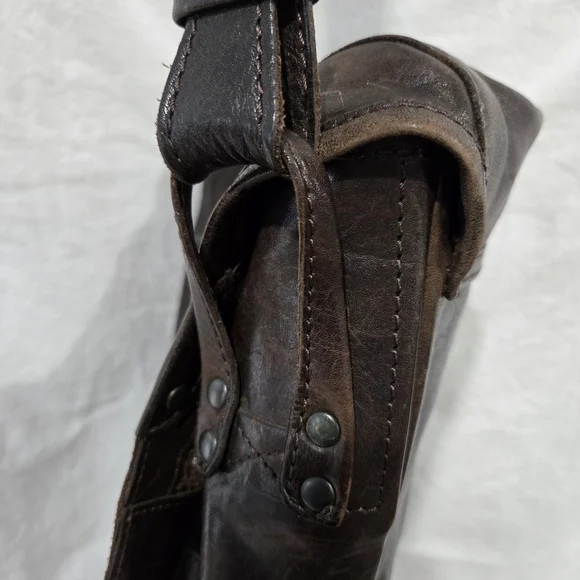 Aunts And Uncles Leather Crossbody Bag Very Good Condition - Picture 6 of 9